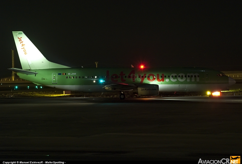 OO-JAM - Boeing 737-46J - Jet4You