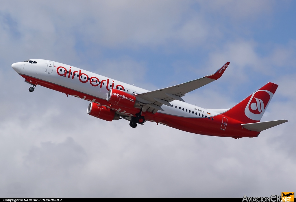 D-ABKS - Boeing 737-86J - Air Berlin