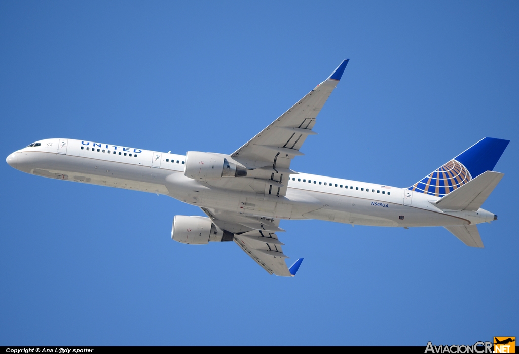 N549UA - Boeing 757-222 - United Airlines