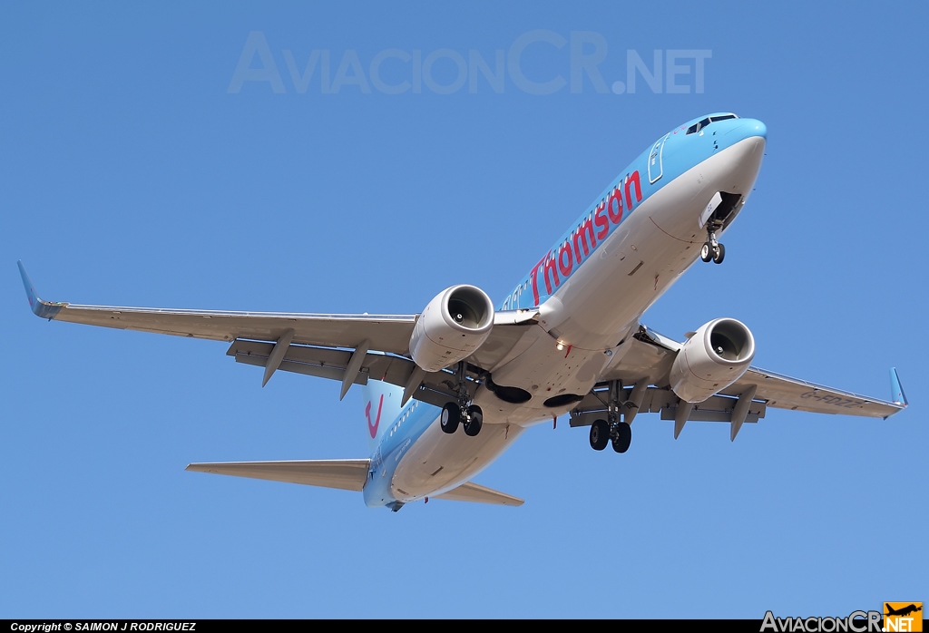 G-FDZZ - Boeing 737-8K5 - Thomson Airways