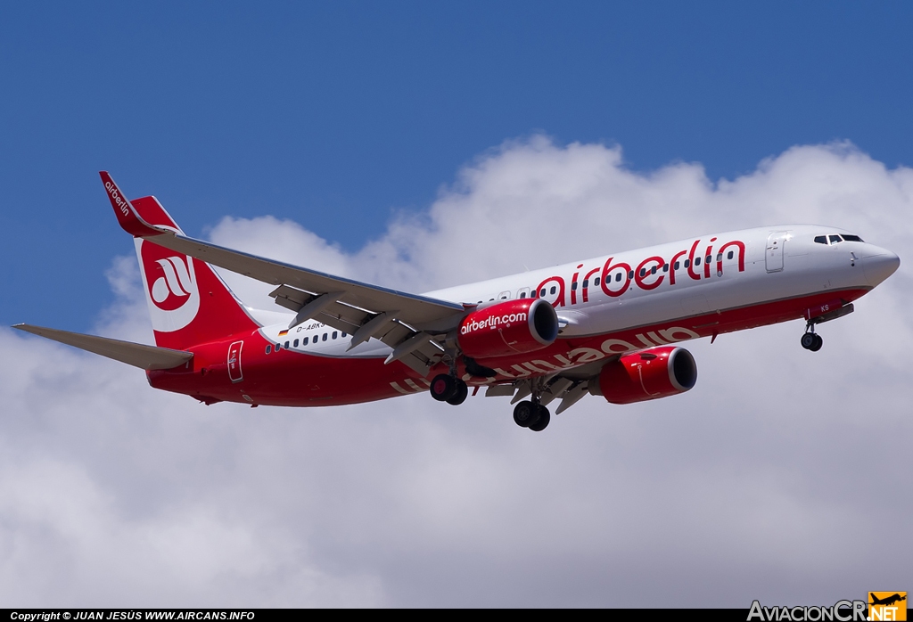 D-ABKS - Boeing 737-86J - Air Berlin