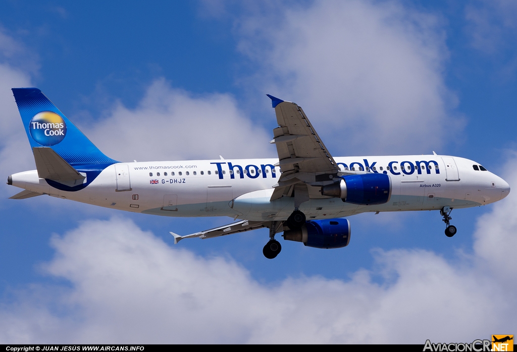 G-DHJZ - Airbus A320-214 - Thomas Cook