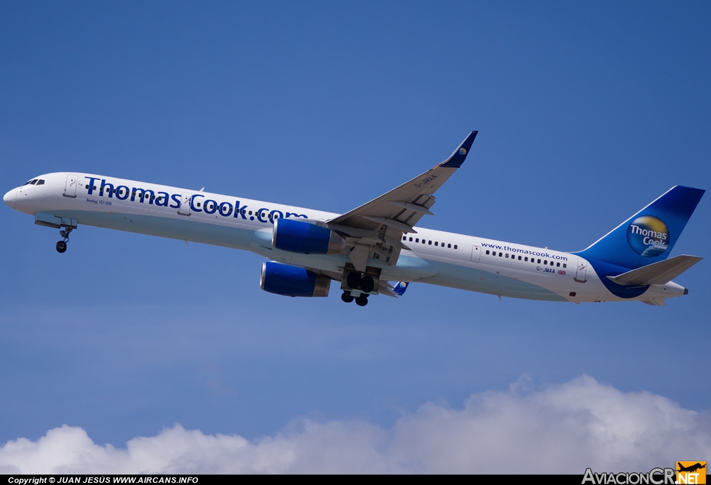 G-JMAA - Boeing 757-3CQ - Thomas Cook Airlines. UK.