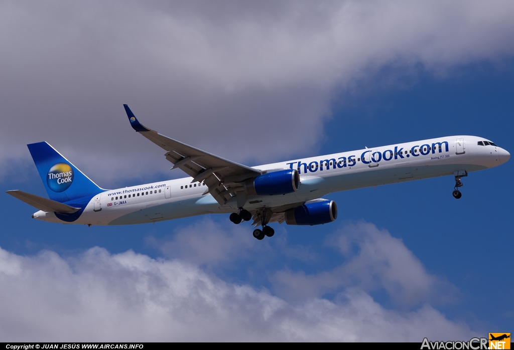 G-JMAA - Boeing 757-3CQ - Thomas Cook Airlines. UK.