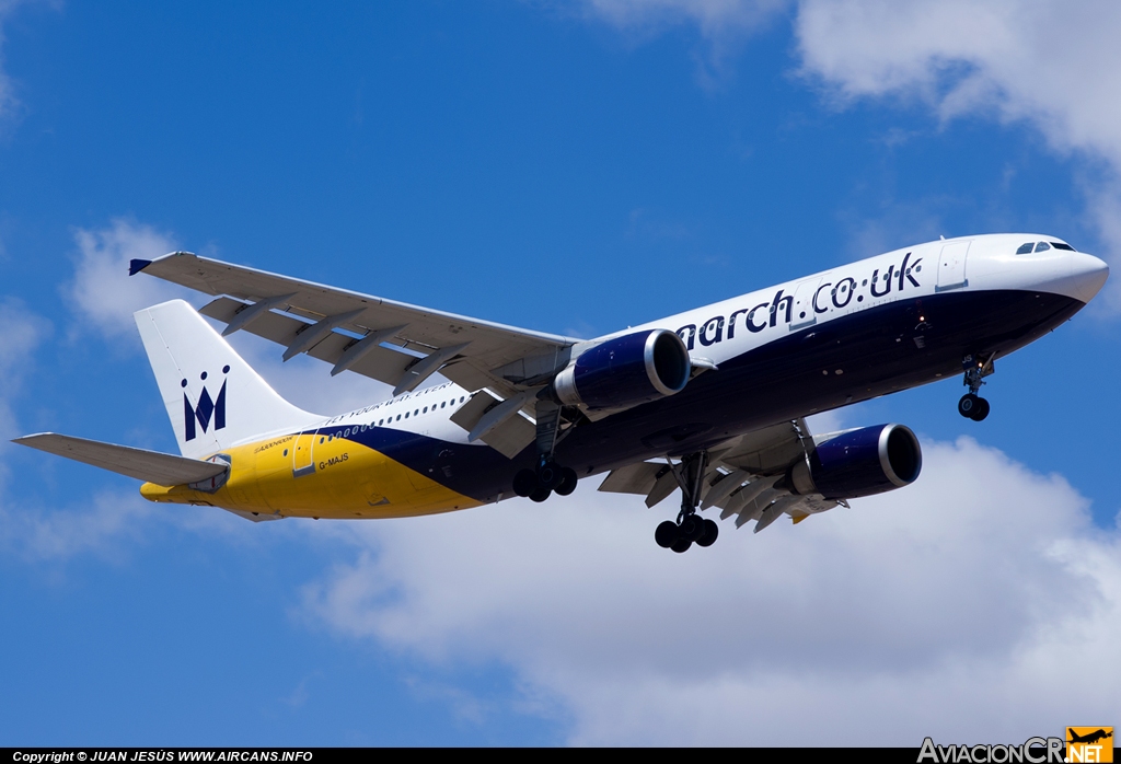 G-MAJS - Airbus A300B4-605R - Monarch Airlines