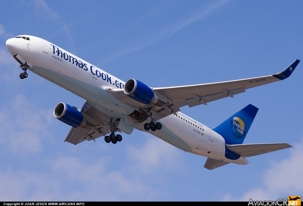 G-TCCB - Boeing 767-31K/ER - Thomas Cook Airlines