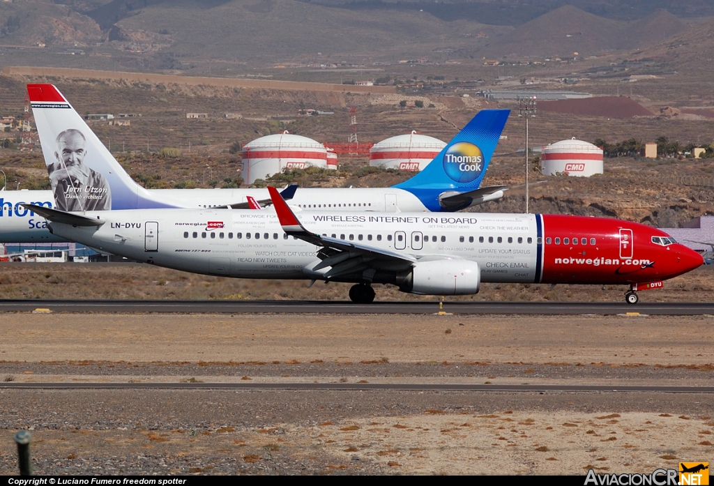 LN-DYU - Boeing 737-8JP - Norwegian Air Shuttle