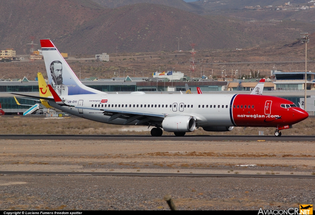 LN-DYI - Boeing 737-8JP - Norwegian Air Shuttle