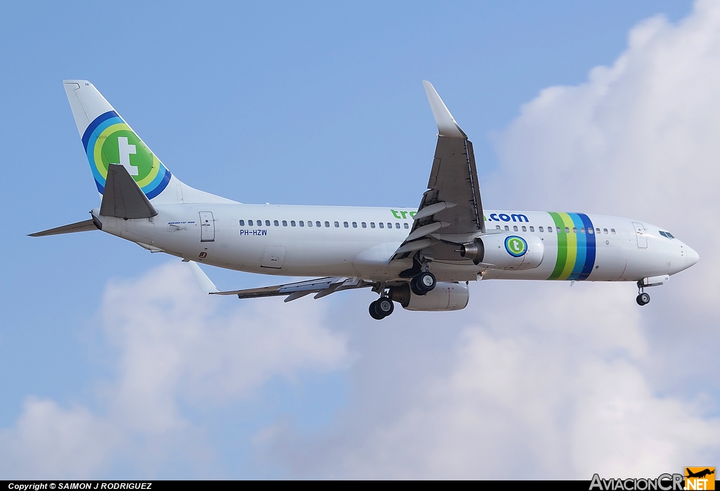 PH-HZW - Boeing 737-8K2 - Transavia Airlines