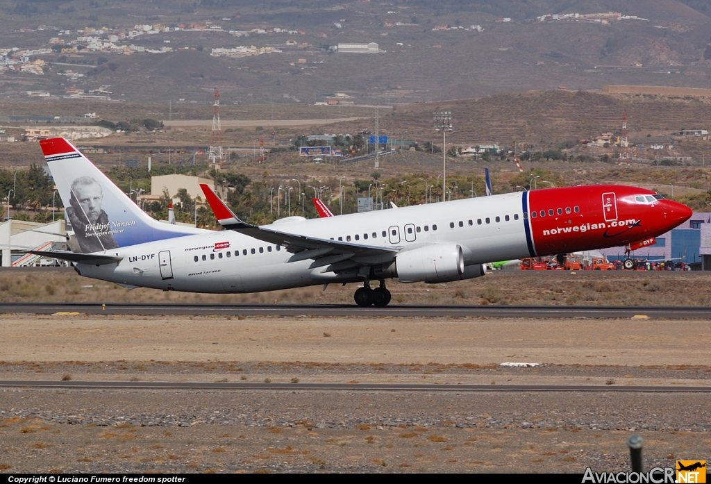 LN-DYF - Boeing 737-8JP - Norwegian Air Shuttle