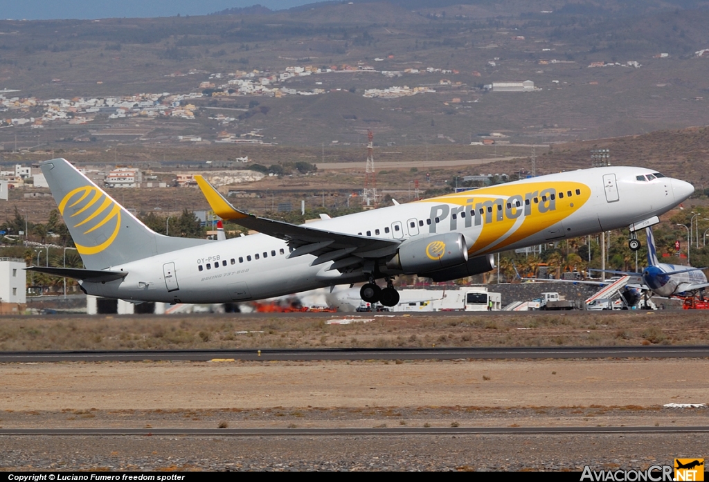 OY-PSB - Boeing 737-8Q8 - Primera Air Scandinavia