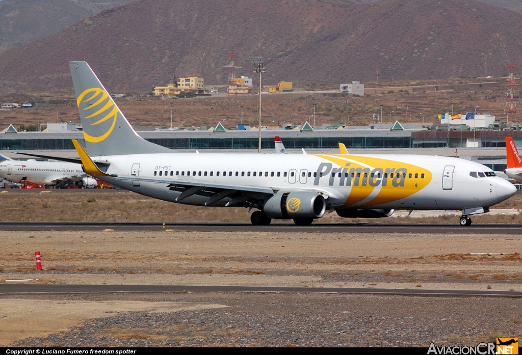 OY-PSC - Boeing 737-86N - Primera Air Scandinavia