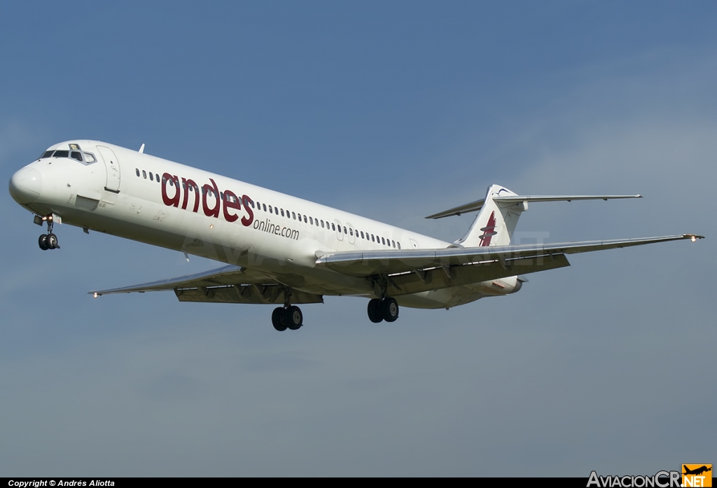 LV-ARF - McDonnell Douglas MD-83 - Andes Líneas Aéreas