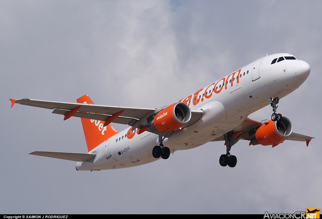 G-EZUG - Airbus A320-214 - EasyJet Airline