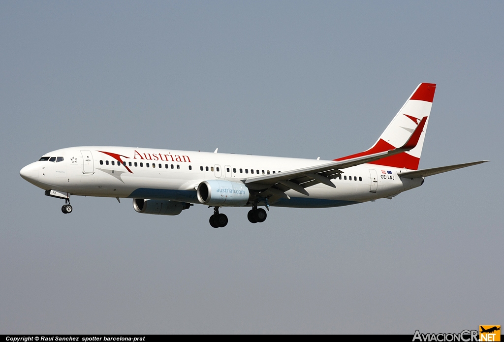 OE-LNJ - Boeing 737-8Z9 - Lauda air