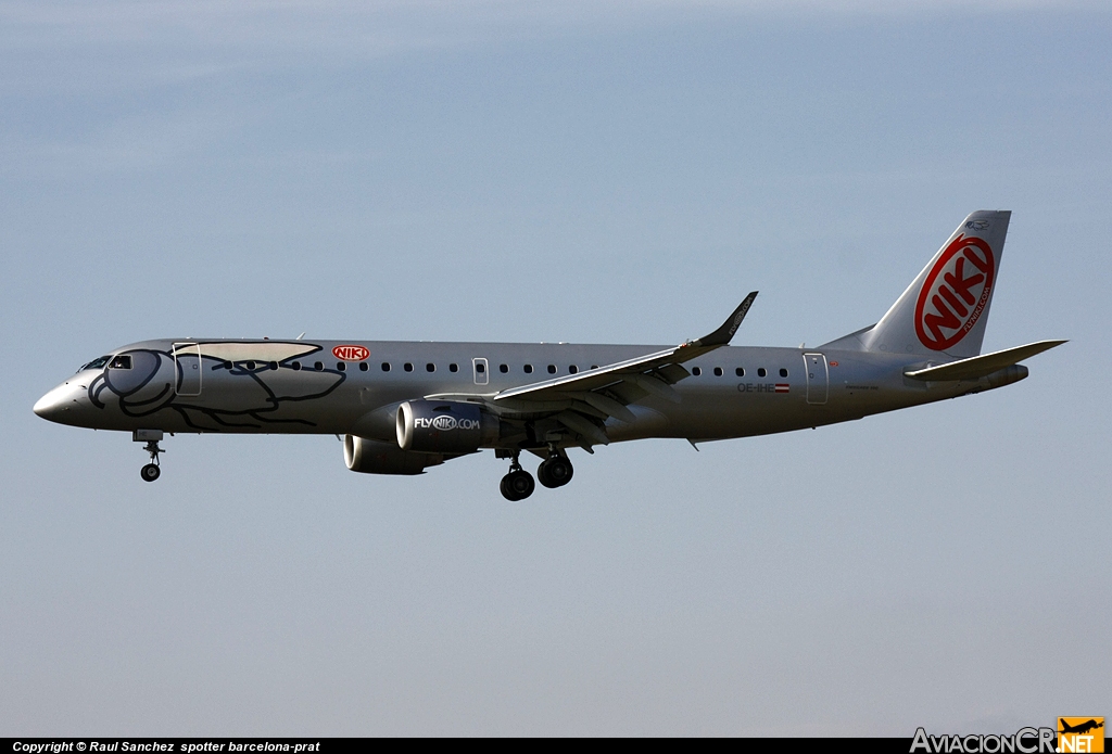 OE-IHE - Embraer ERJ-190-100AR - NIKI