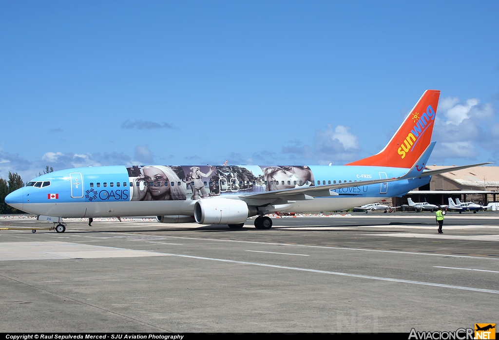 C-FRZG - Boeing 737-8K5 - Sunwing Airlines (Thomson Airways)