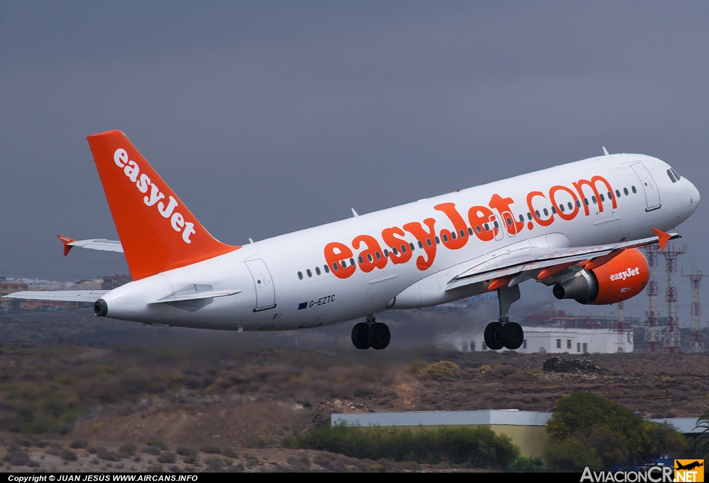 G-EZTC - Airbus A320-214 - EasyJet