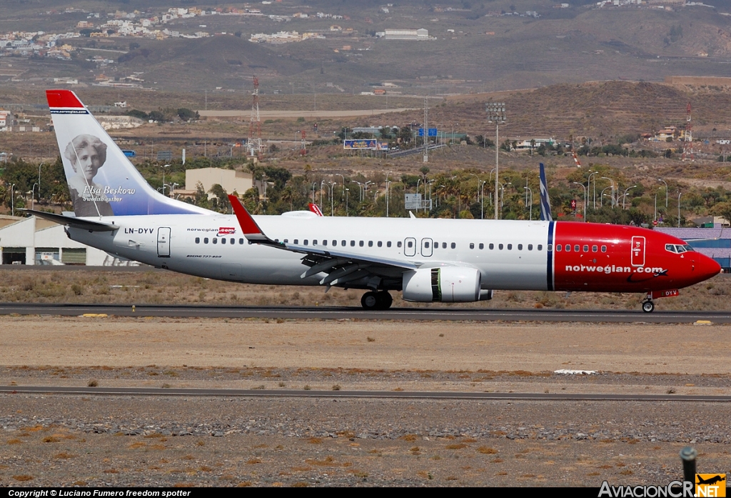 LN-DYV - Boeing 737-8JP - Norwegian Air Shuttle