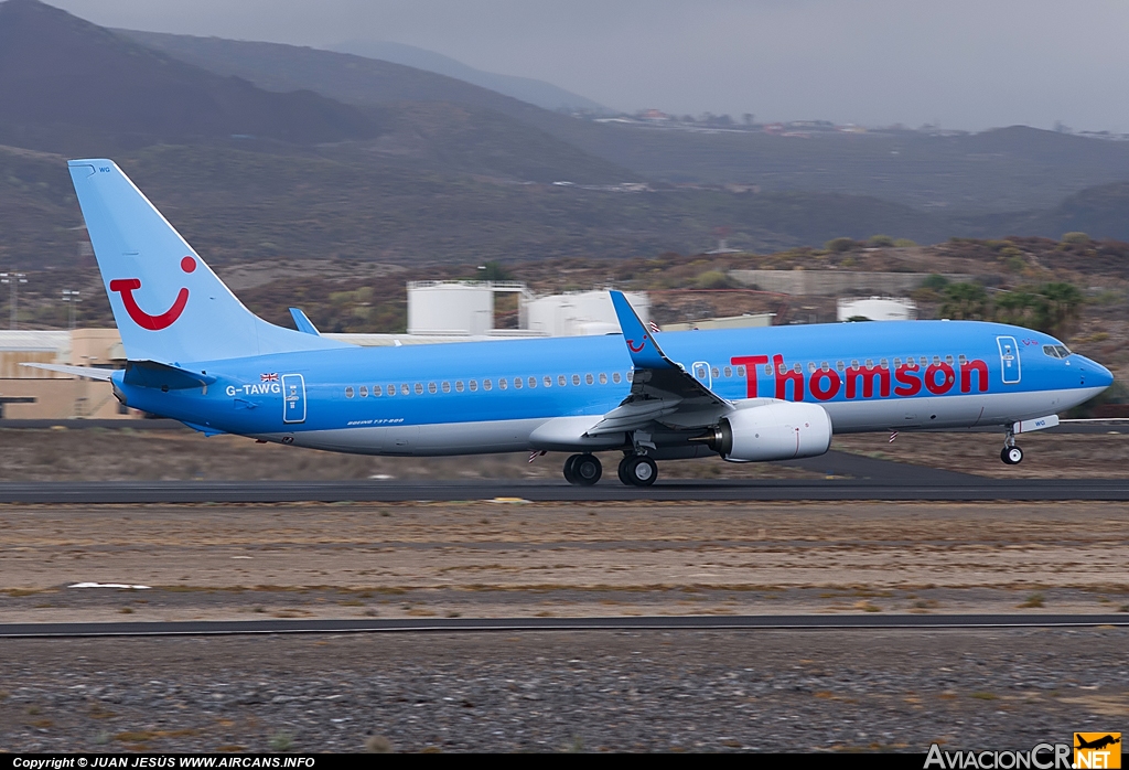 G-TAWG - Boeing 737-8K5 - Thomson Airways