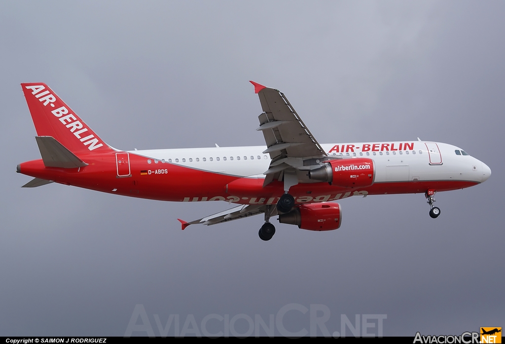 D-ABDS - Airbus A320-214 - Air Berlin