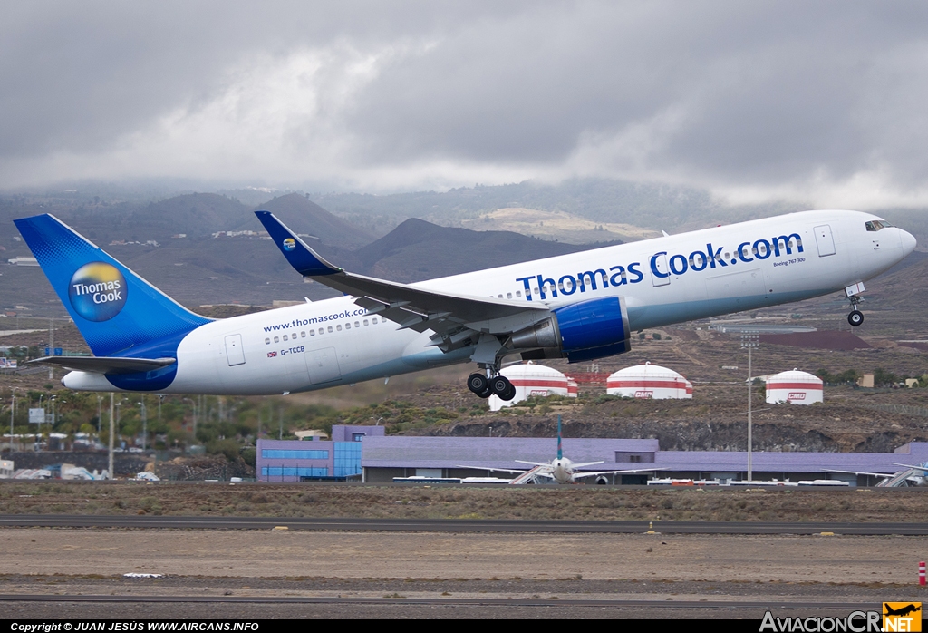 G-TCCB - Boeing 767-31K/ER - Thomas Cook Airlines