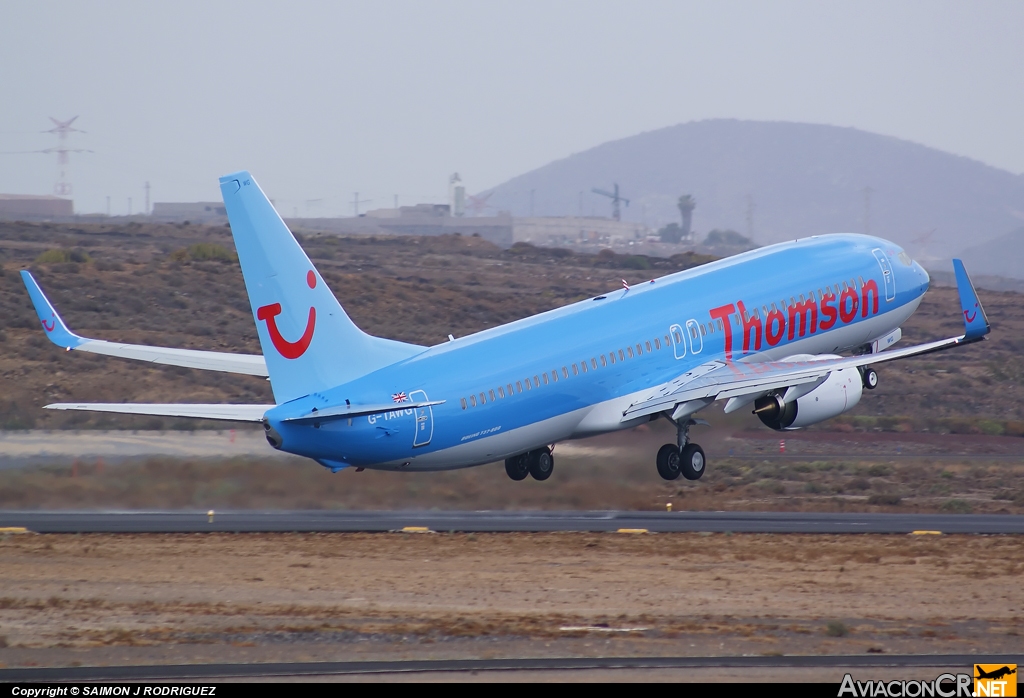 G-TAWG - Boeing 737-8K5 - Thomson Airways