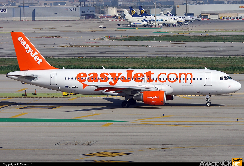 G-EZTA - Airbus A320-214 - EasyJet Airlines