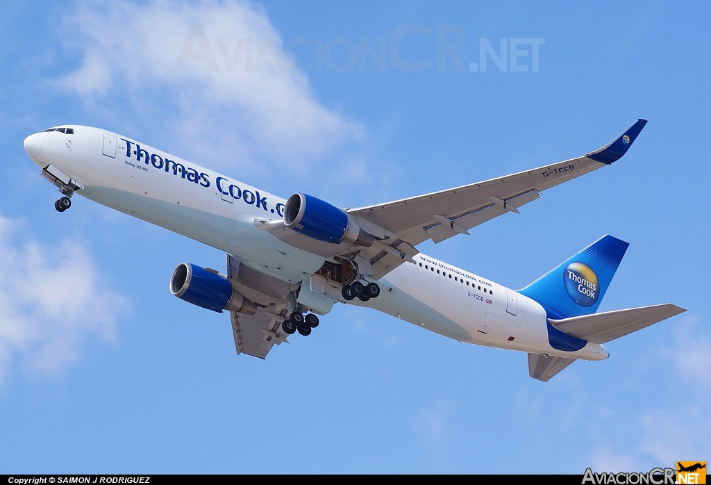 G-TCCB - Boeing 767-31K/ER - Thomas Cook Airlines