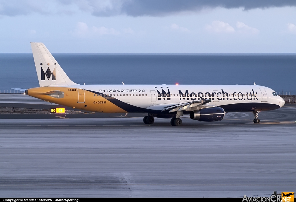 G-OZBM - Airbus A321-231 - Monarch Airlines