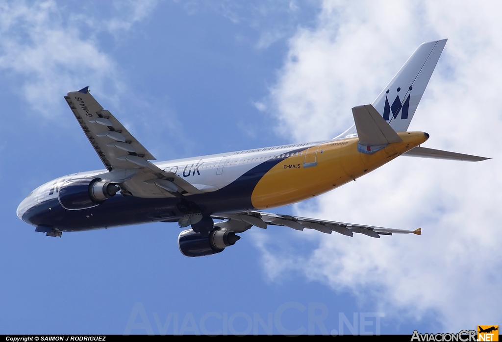 G-MAJS - Airbus A300B4-605R - Monarch Airlines