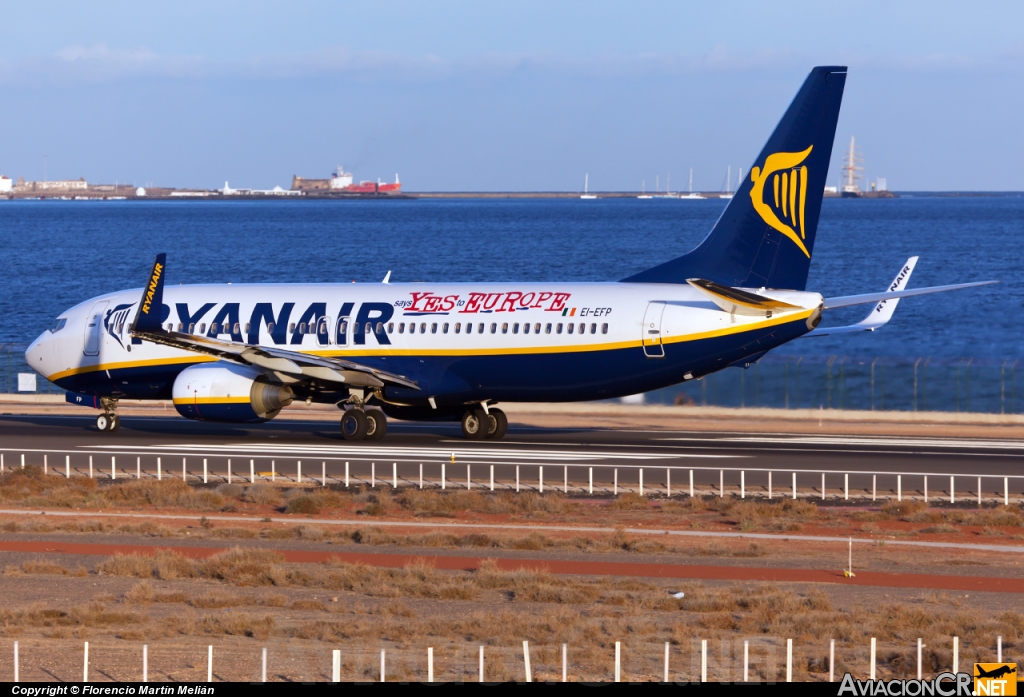 EI-EFP - Boeing 737-8AS - Ryanair