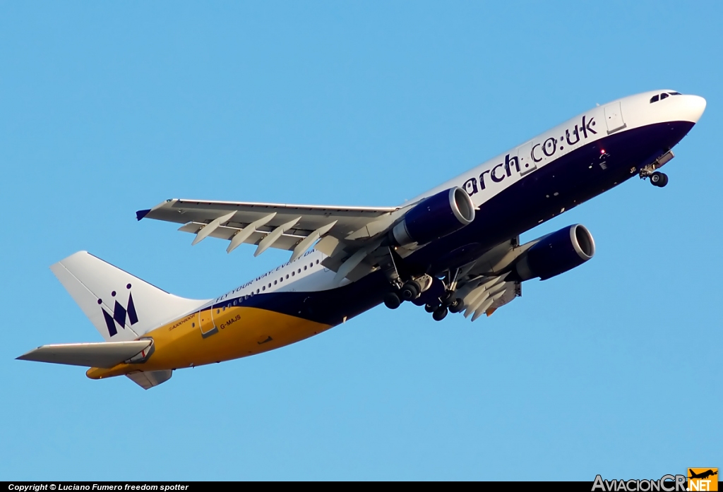 G-MAJS - Airbus A300B4-605R - Monarch Airlines