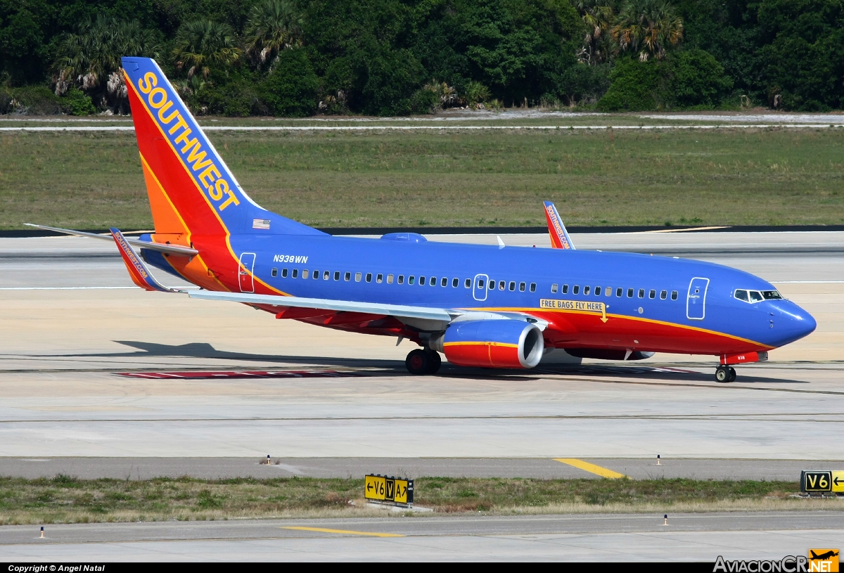 N938WN - Boeing 737-7H4 - Southwest Airlines