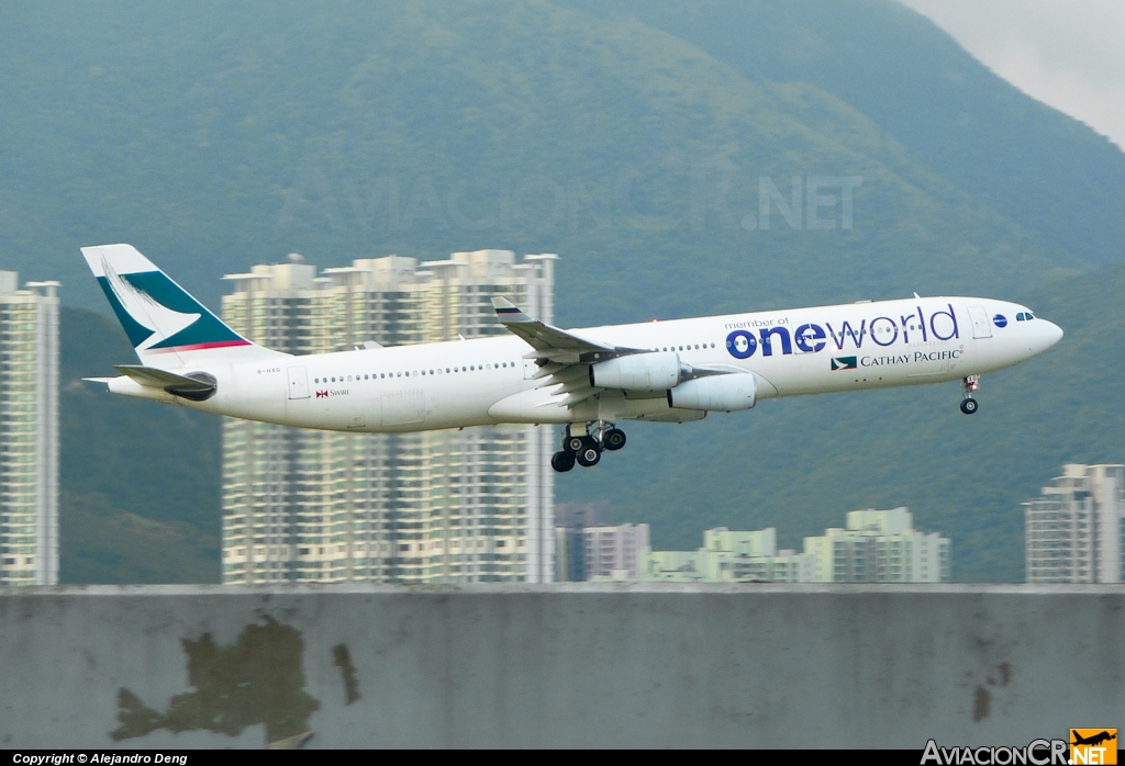 B-HXG - Airbus A340-313X - Cathay Pacific
