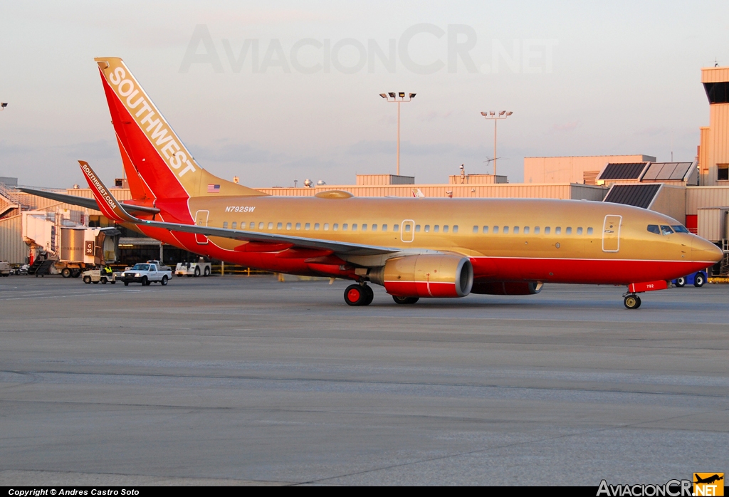 N792SW - Boeing 737-7H4 - Southwest Airlines