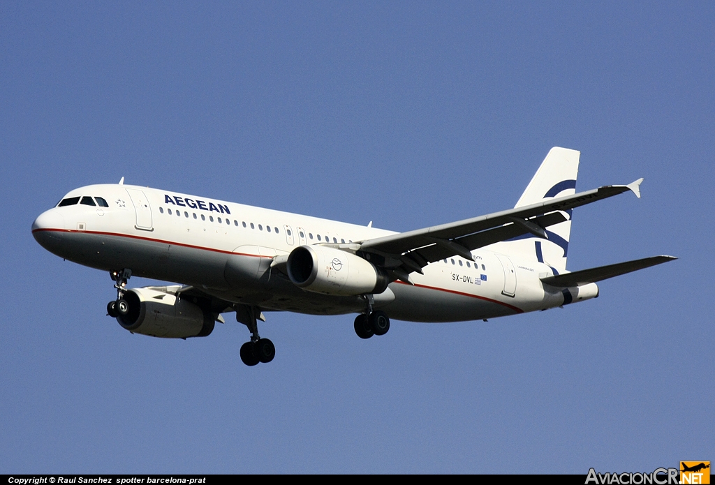 SX-DVL - Airbus A320-232 - Aegean Airlines