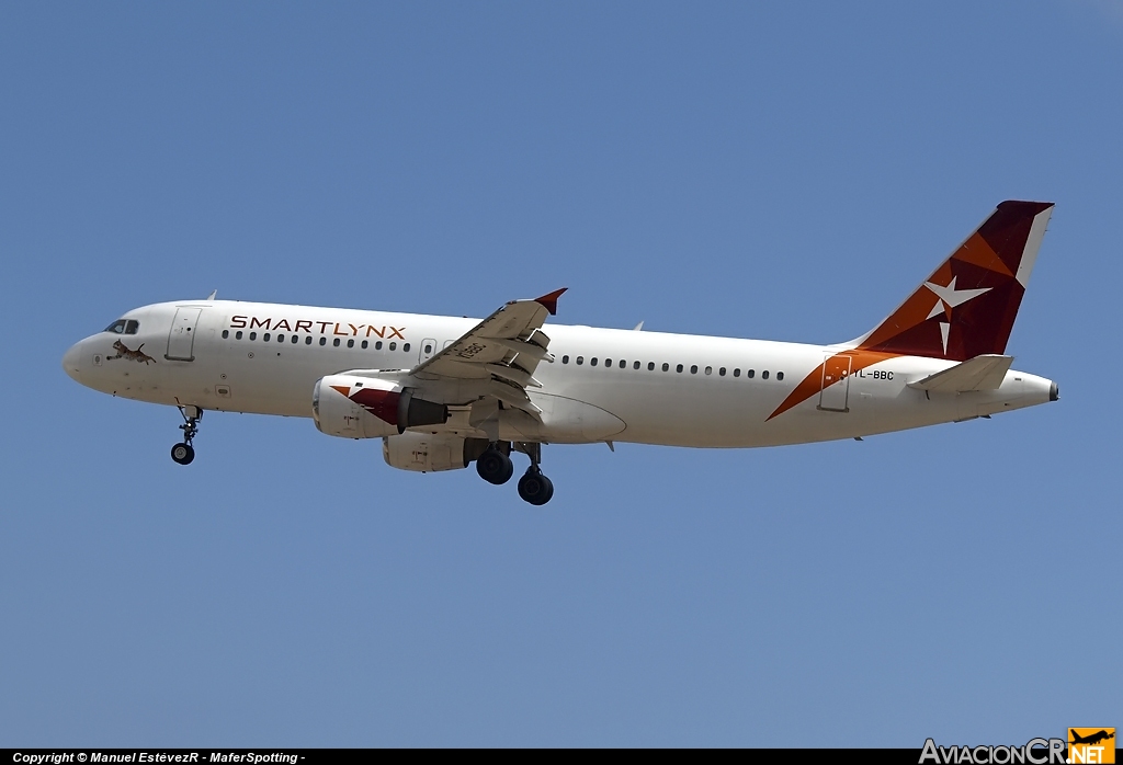 YL-BBC - Airbus A320-211 - SmartLynx Airlines
