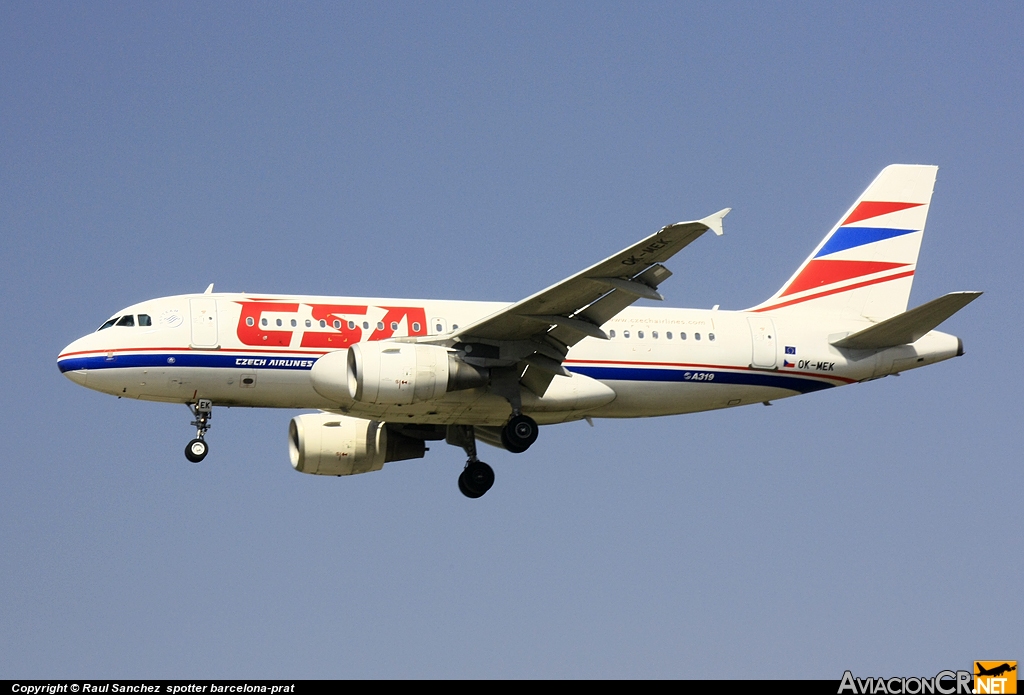 OK-MEK - Airbus A319-112 - CSA - Czech Airlines