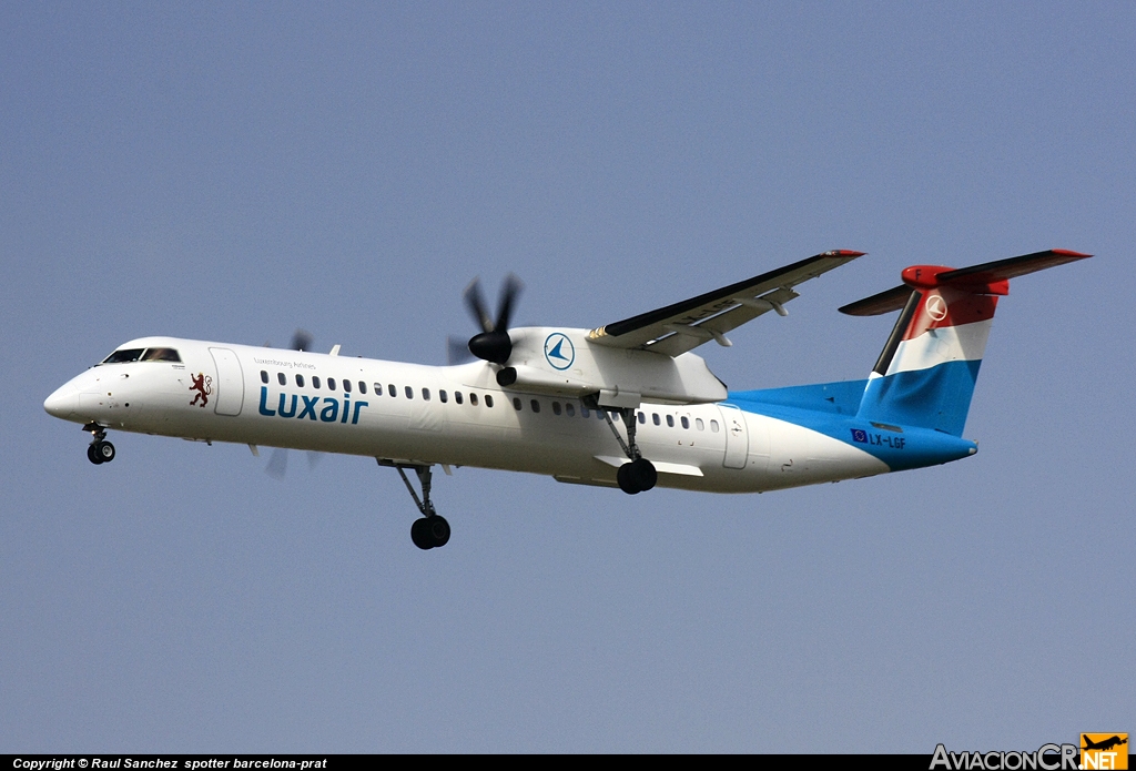 LX-LGF - Bombardier Dash 8-Q402NextGen - Luxair - Luxembourg Airlines