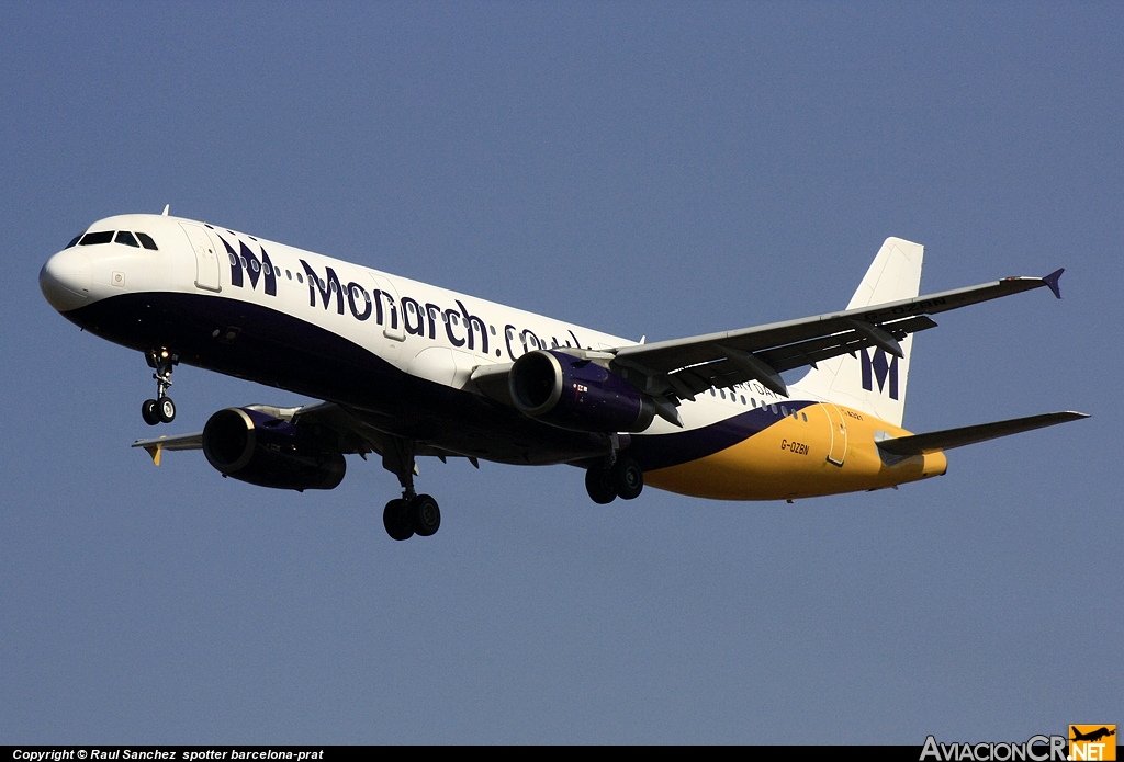 G-OZBN - Airbus A321-231 - Monarch Airlines