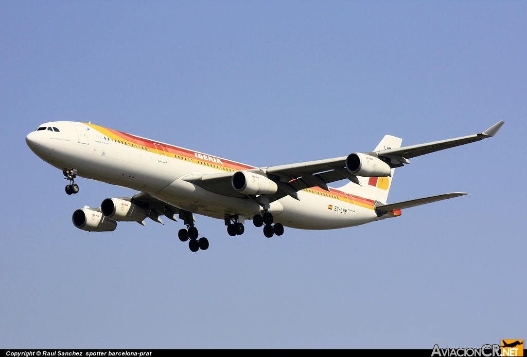 EC-LHM - Airbus A340-313X - Iberia