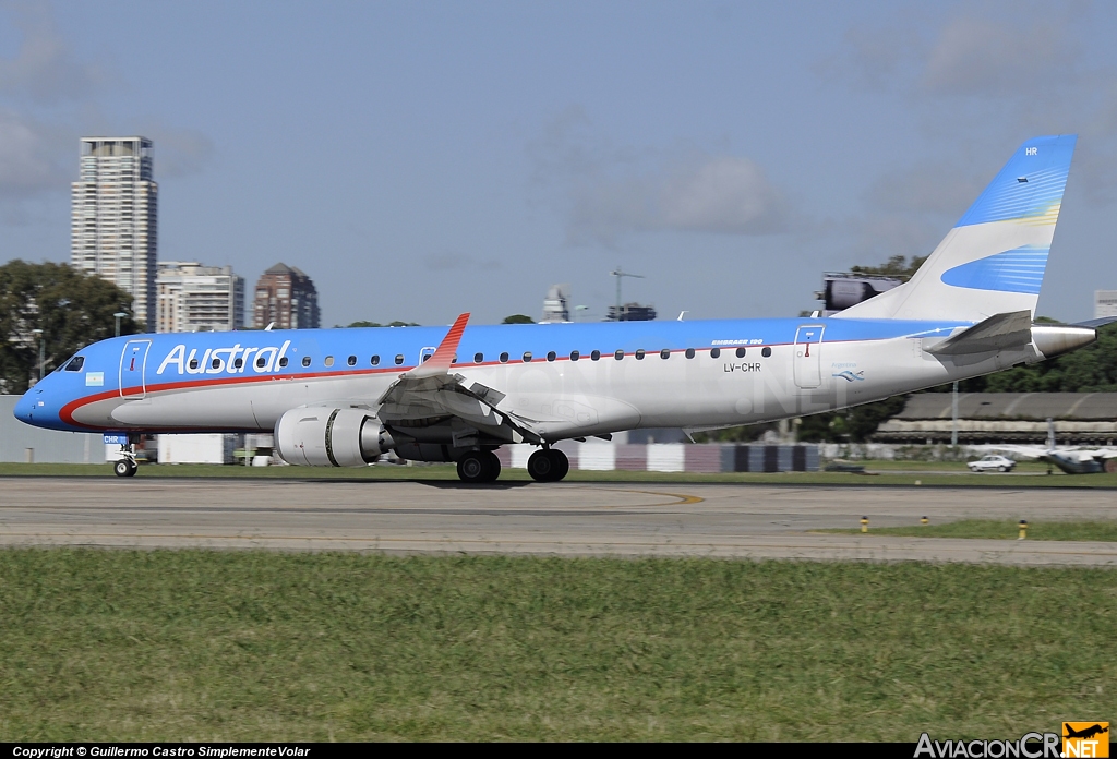 LV-CHR - Embraer 190-100IGW - Austral Líneas Aéreas