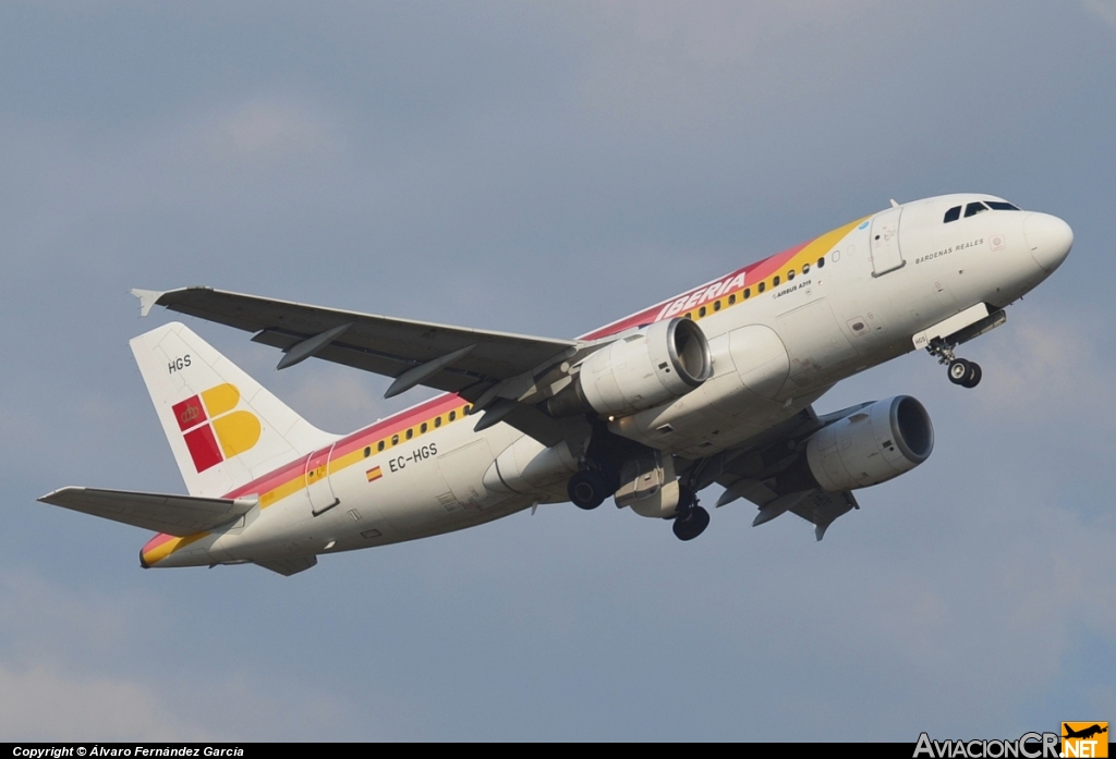 EC-HGS - Airbus A319-111 - Iberia