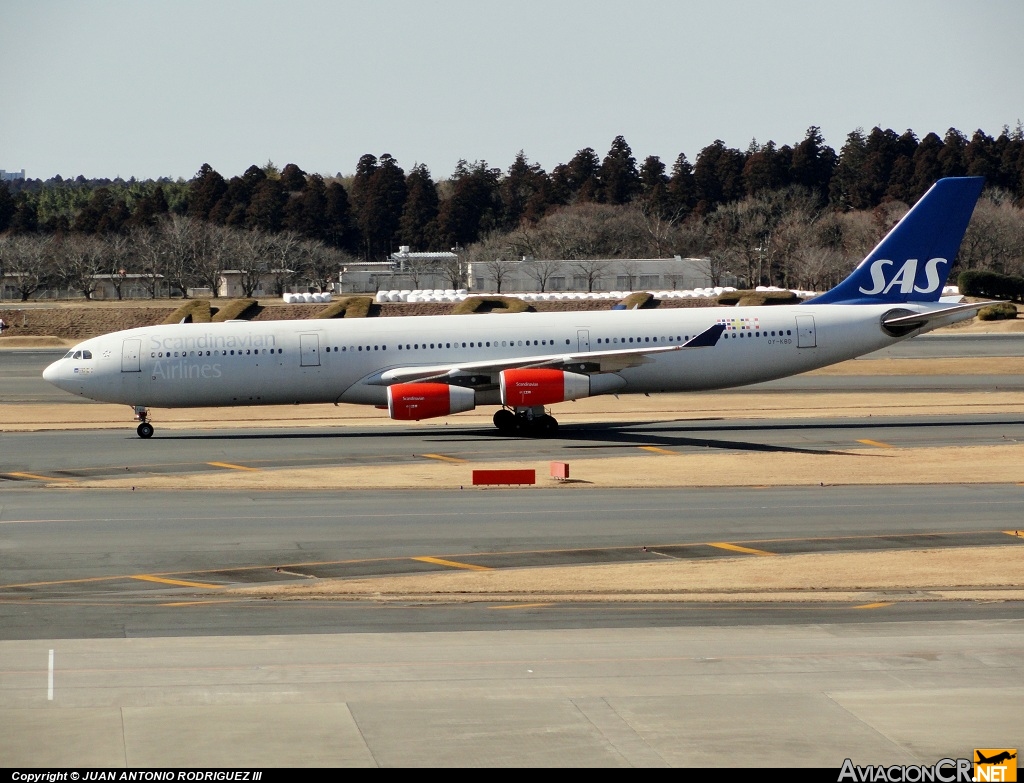 OY-KBD - Airbus A340-313X - Scandinavian Airlines-SAS