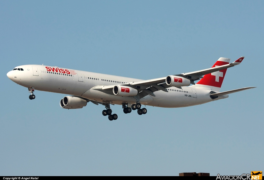 HB-JML - Airbus A340-313X - Swiss International Air Lines