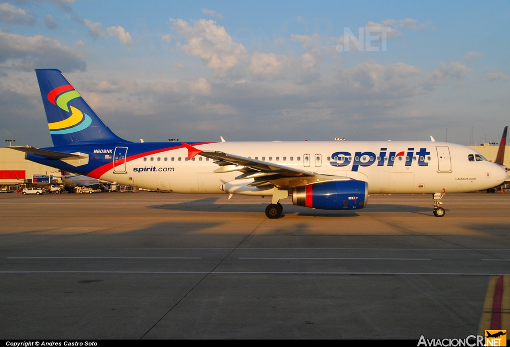 N608NK - Airbus A320-232 - Spirit Airlines