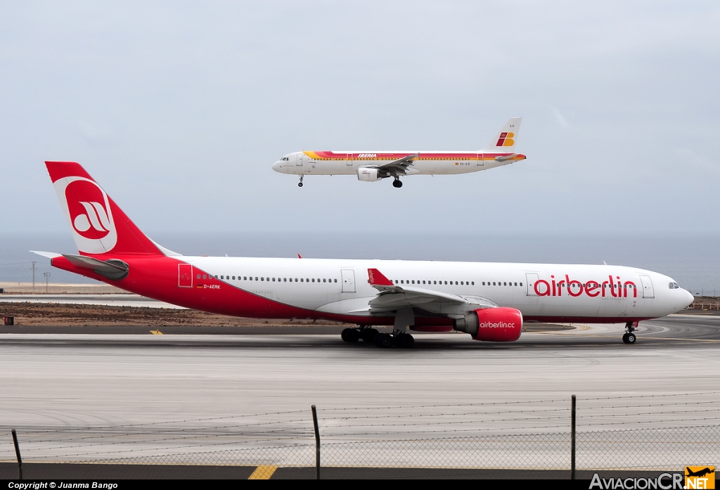 D-AERK - Airbus A330-322 - Air Berlin