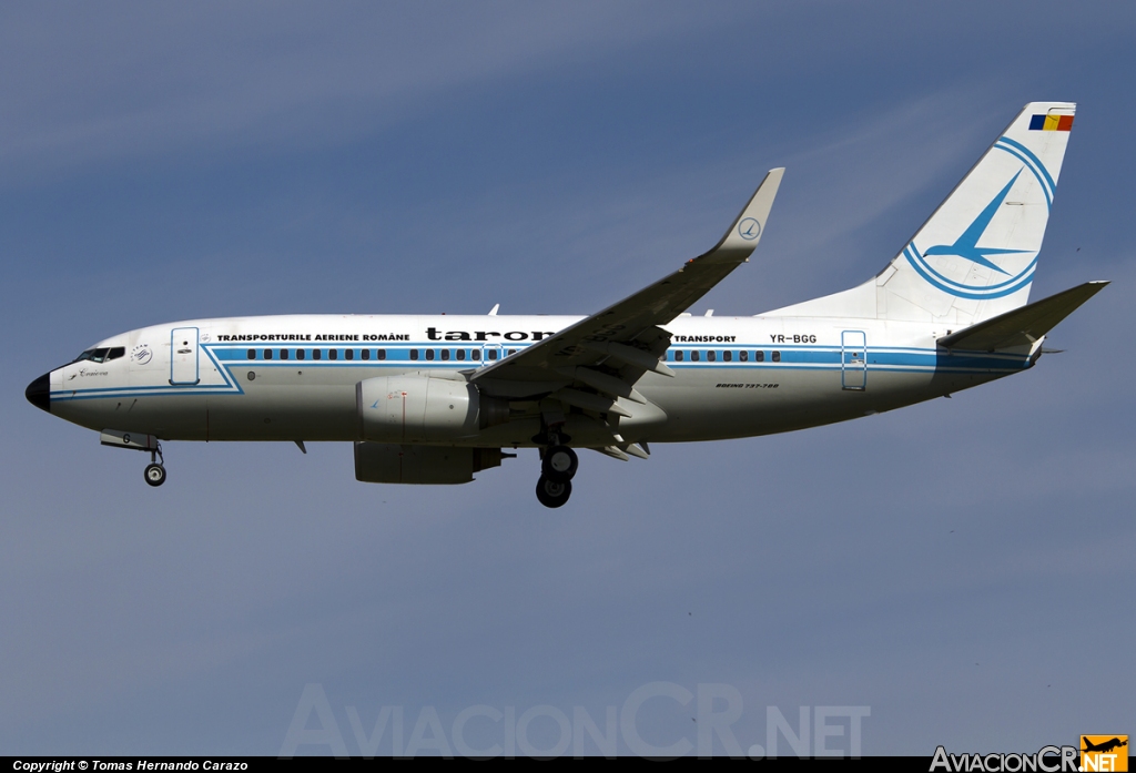 YR-BGG - Boeing 737-78J - TAROM