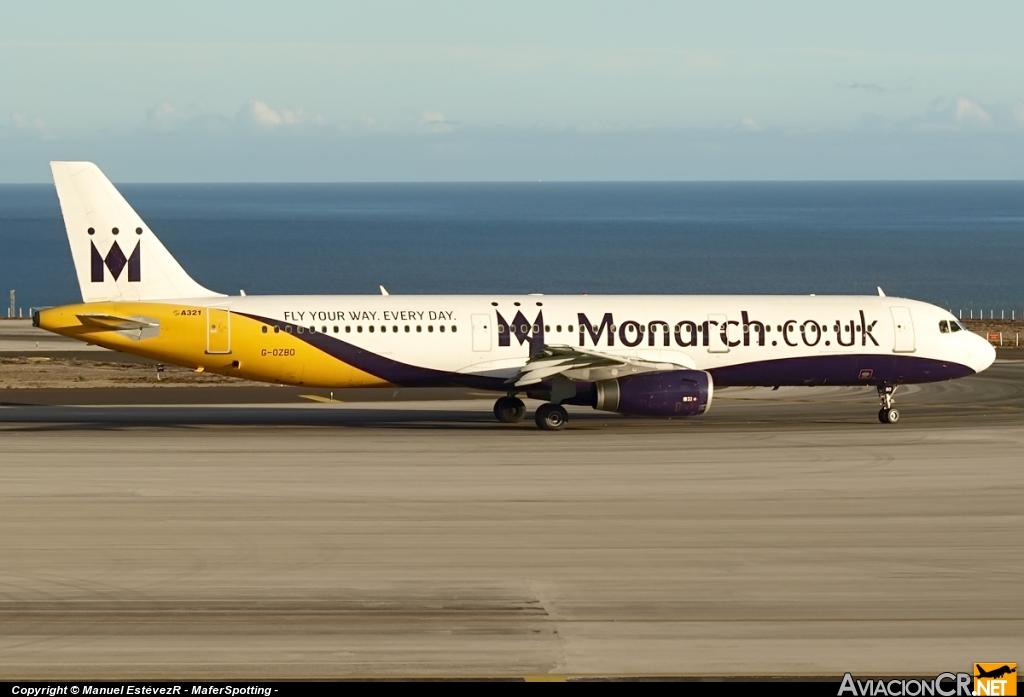 G-OZBO - Airbus A321-231 - Monarch Airlines